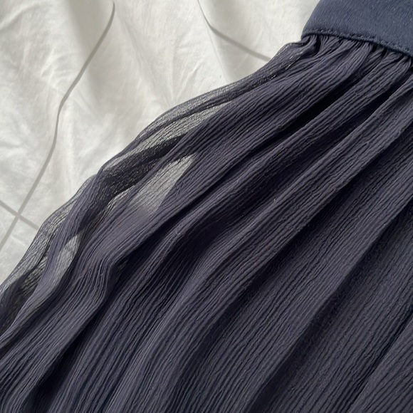 Diane Von Furstenberg Asti Navy Strapless Floor Length Gown/Dress - Picture 5 of 11